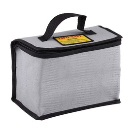 Vbestlife Bolsa de Seguridad para Batería, Bolsa de Protección de Almacenamiento de Tensión Fuerte de Seguridad de Batería LiPo Ignífuga, Protector de Saco de Carga de Bolsa de