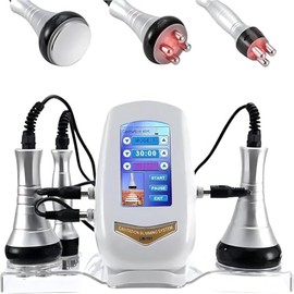 Máquina de Cavitación 40K 3 en 1, Dispositivo de Belleza RF Multipolar para Uso Doméstico, Equipo de Moldeo Corporal y Reafirmación de Piel