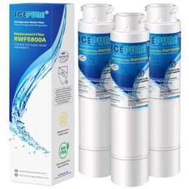 ICEPURE RWF5800A Refrigerator Water Filter Replacement for Frigidaire EPTWFU01, EWF02, Pure Source Ultra II, PureSource Ultra 2, SCWFTCTO, GP006, EPTWFUO1, MR022, JO22, BO022, TH-01, DE022, 1007 3PACK