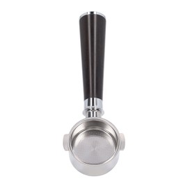 51mm Portafilter 2 Ears Bottomless Coffee Handle Stainless Steel for Delonghi ECO310 African Blackwood