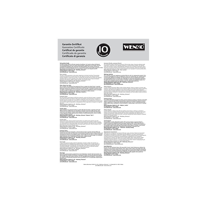 WENKO Turbo-Loc Genova Matt Towel Rack, Decorative Stainless Steel Wall
