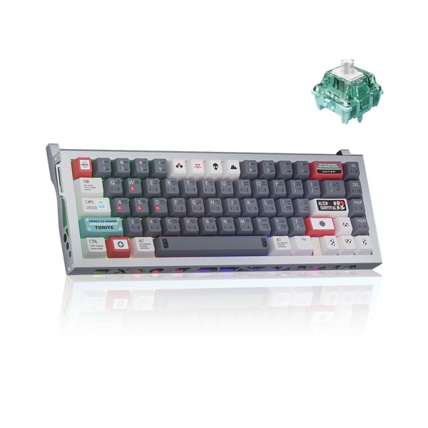 kutethy KY67 Pro Gaming Keyboard, 65% RGB Hall Effect Keyboard,