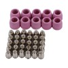 80Pcs Plasma Cutting Torch Consumables Kit Tips Equipment for 40