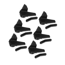Motoforti 6 Set Tire Changer Insert Tire Demount Head Tire Machine Guard Wheel Side Protector for Mount Demount Duck Head Tyre Repair Black 2.05"x1.06"x1.30" Long-lasting