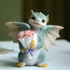 Gemmia Fairy Garden Dragon Figurine- Love Dragon