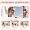 Espejo De Maquillaje De Visera De Coche Con 3 Modos