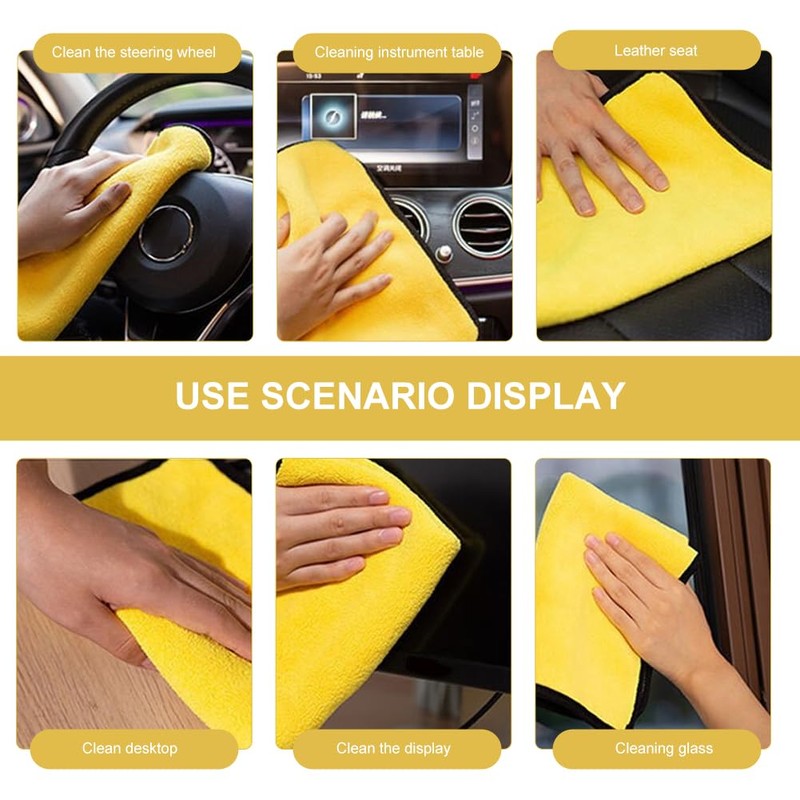 3Pcs Sponges For Car Cleaning, Washing & Windows, with 1Pc
