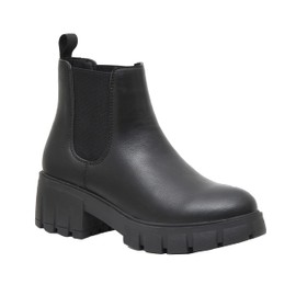 CUSHIONAIRE Women's Sasha slip on chelsea boot +Memory Foam, Black 11