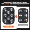 8 Suction Cup Seat, PSLER motorcycle Rear Passenger Pillion Pad