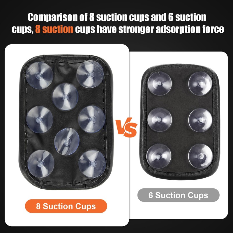 8 Suction Cup Seat, PSLER motorcycle Rear Passenger Pillion Pad