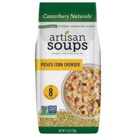 Canterbury Naturals Artisan Soup Mix, Potato Corn Chowder Soup Mix, Non-GMO, Makes 8 Servings, 7.5-Ounce Bag (Pack of 1)