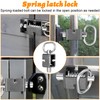 4-Pack Heavy-Duty Weld-On Spring Latch Locks – 5/8" Universal Trailer