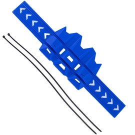 PRO CAKEN Motorcycle Universal Exhaust Heat Shield Cover Muffler Pipe Guard Leg Anti Hot Silencer Guard Anti-scalding Protector Ring For Muffler Tailpipe All Dirt Bike Off Road Motorbike-Blue