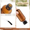 12 Pcs Brown Glass Nail Polish Bottle Empty Refillable Nail