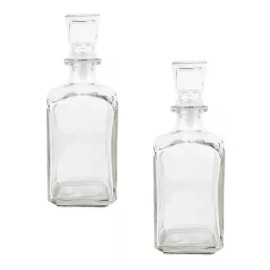 Vittori 5 Botella De Vidrio 700ml Lisa Cristal Decantador