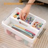 Citylife 17 QT Plastic Storage Bins Clear Storage Box with