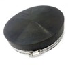 QC-106 6-in. Qwik Cap Flexible PVC Pipe Cap Black Stainless