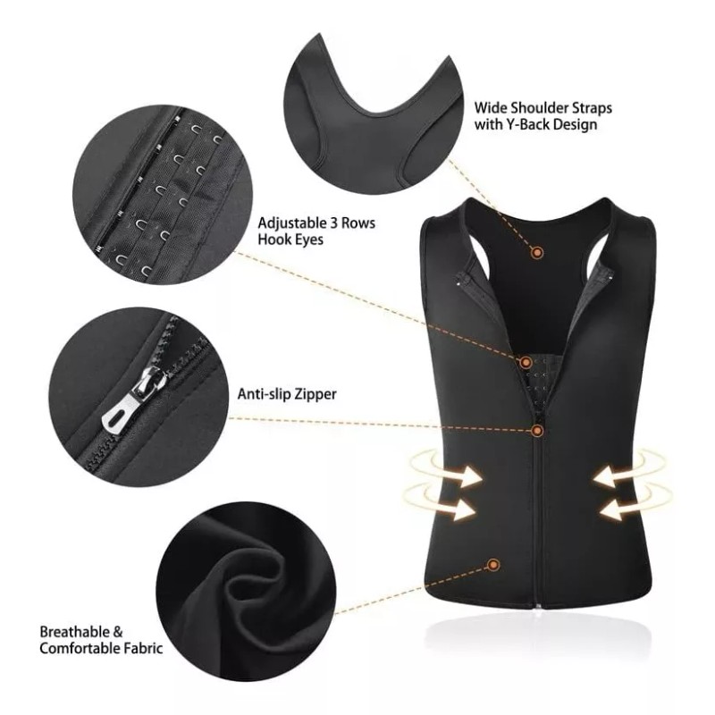 to Chaleco Faja Reductoras Hombres Moldeadoras Sauna Adelgazar