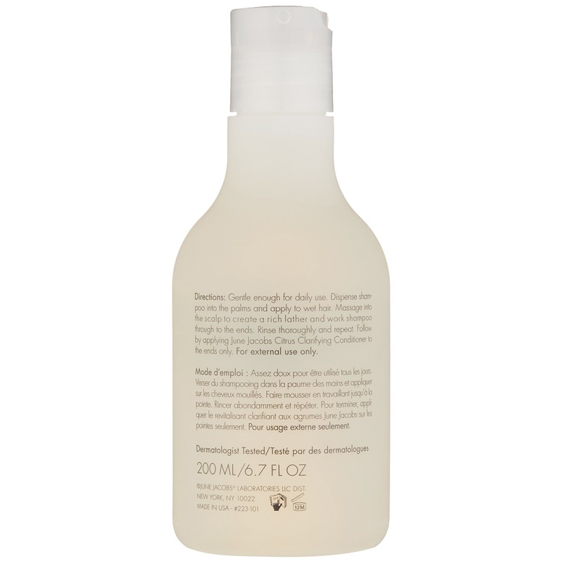 June Jacobs Citrus Clarifying Shampoo, 6.7 Fl Oz