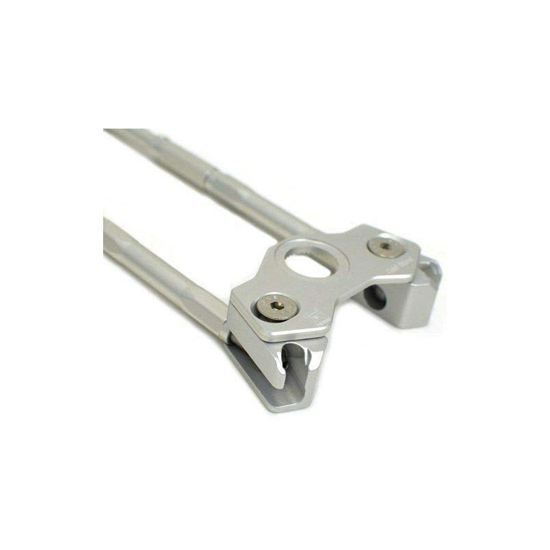 Gearoop Bicycle CoolStand Alloy Adjustable Side Stick 33-39 mm, Silver,