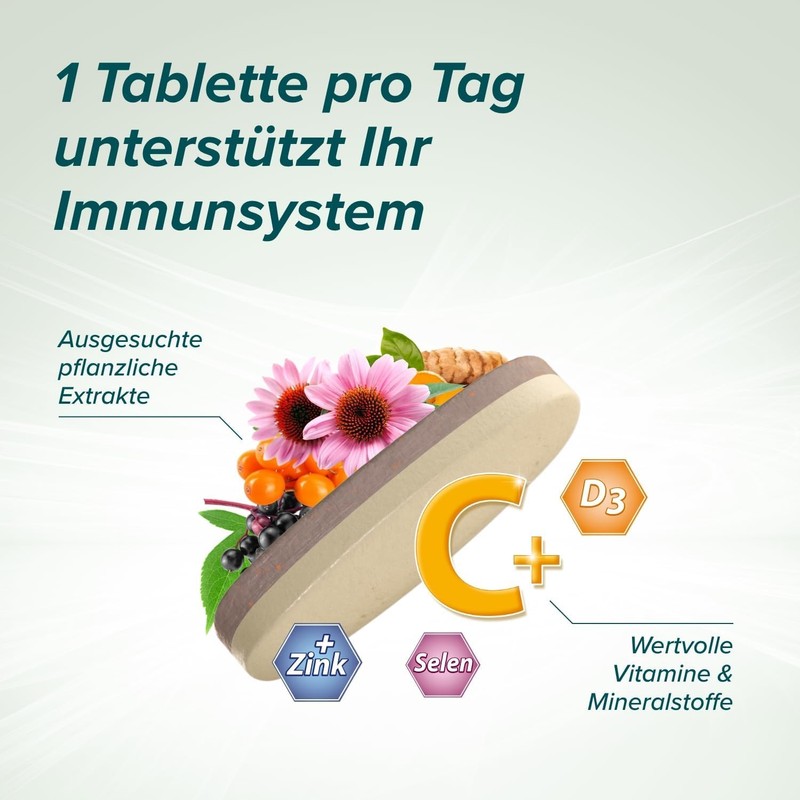 Cetebe® Immune Aktiv: Dietary Supplement with Vitamin C, D3, Zinc,