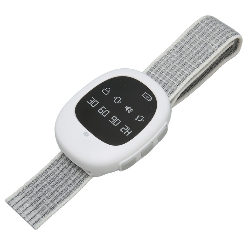 Wireless Bedwetting Alarm 4 Timing Music Vibration Bedwetting Sensor Watch