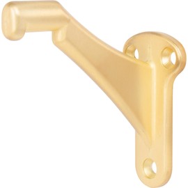 Stone Harbor Hardware Heavy-Duty Handrail Bracket, Satin Brass