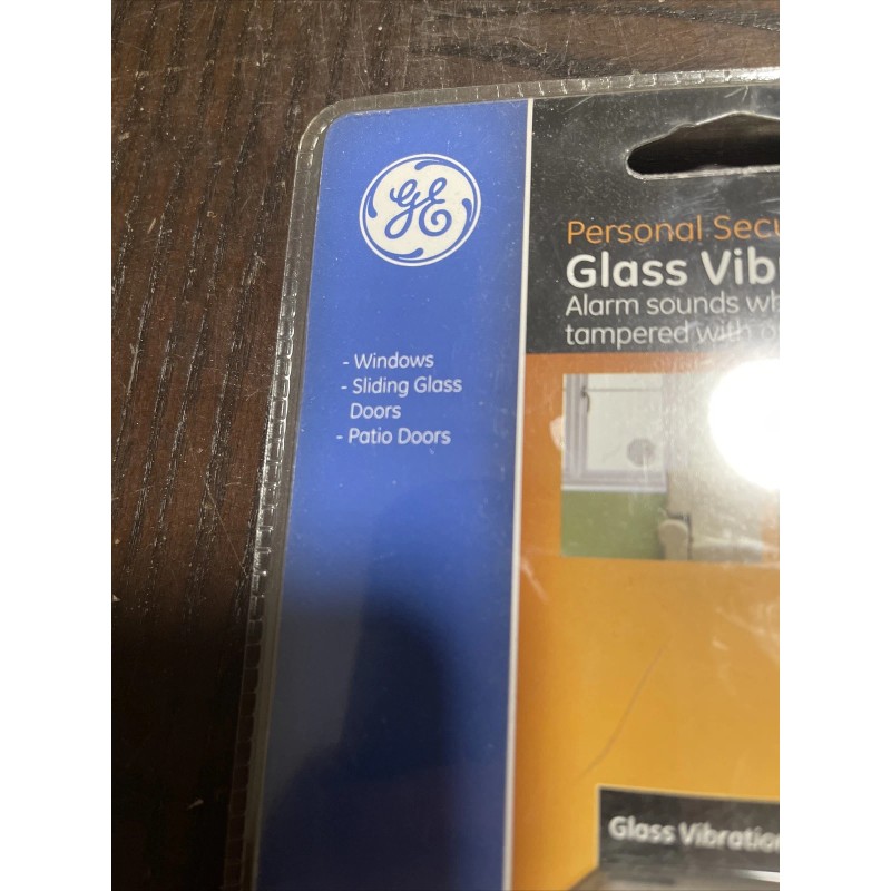GE 45413 Glass Vibration Alarm, 100 Db Detects Vibration Safety