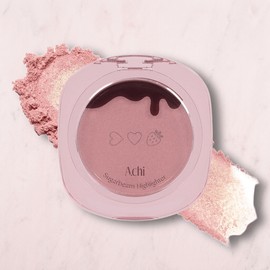 H Sugar Beam Highlighter, 01 Heart Berry, 1 piece / 에이치 슈가빔 하이라이터, 01 하트 베리, 1개