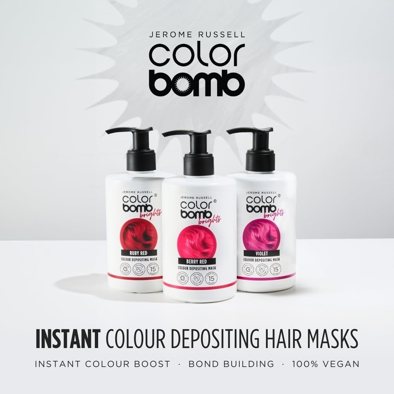 Jerome Russell Color Bomb Brights – Berry Red Colour Depositing