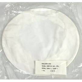 DSCP - USMC - US MARINE CORPS ISSUE USMC DRESS BLUES MEN'S SIZE 8 REPLACEMENT COVER CROWN WHITE COTTON FABRIC ONLY