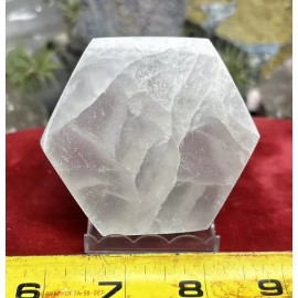 3” Hexagonal Selenite Charging Plate