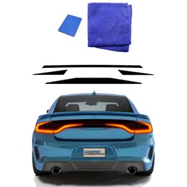 Tail Light Decal fits 2015-2023 Dodge Charger Accessories. Racetrack Sticker for 2015, 2016, 2017, 2018, 2019, 2020,2021, 2022, 2023 Model taillight Including sxt, rt, SRT, scat Pack etc.