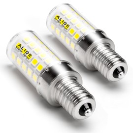 ALIDE E12 60 Watt Candelabra LED Bulbs Equival C7 T6 5000k Daylight White
