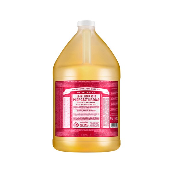 vendor-unknown Dr Bronner's Pure Rose Castile Organic Soap 3.78L