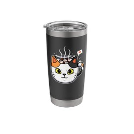Cat Mug of Cozy Cocoa Stainless Steel Insulated Tumbler