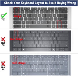 Keyboard Cover for Dell Pro 14/Pro 14 Plus/Pro Max 14 PB14250 PB14255 PC14250 PC14255 MC14250 MC14255 (NOT FIT Dell Pro 14/Pro Max 14 Premium & Dell Pro Education/Pro Rugged/Pro Essential 14)