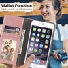 Shantime Stylish Leather Wallet Case Compatible with AGM Glory G1S,