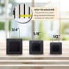 Address America Fence Finials Four Sided Spire Finial - Aluminum