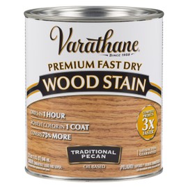 Varathane Premium Fast Dry Wood Stain, Quart, Traditional Pecan