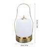 Cordless Lantern LED Retro Rechargeable Stepless Dimming 3 Lighting Modes