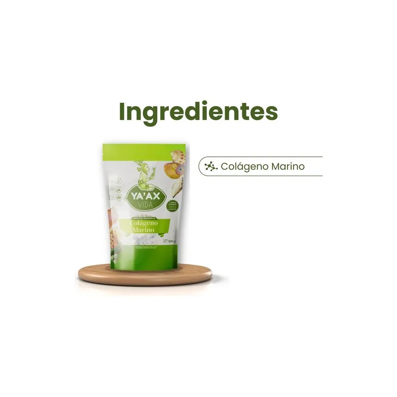 Colágeno Marino Hidrolizado 500 Grs 100% Puro Yaàx Vida
