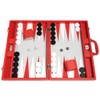 19-inch Premium Backgammon Set - Large Size - Red Board