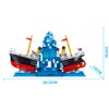 BDYDT Iceberg Titanic Building Blocks Sets，Creative Bookshelf Toy Building Set，Ideal