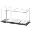 Simple Houseware Under Sink 2 Tier Expandable Heavy Duty Metal