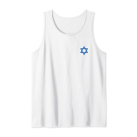 Israel flag, star of David, Judaism, support, solidarity Tank Top