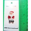 (1) JHB 1 1/4" SANTA PLASTIC SHANK NOVELTY CHRISTMAS BUTTON