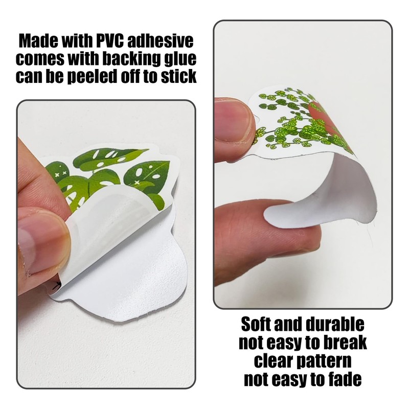 100 Cartoon Stickers, Creative Cat And Plant Stickers, Various Graffiti