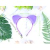 Bonnie Z. Leonardo Fluffy Cat Ears Purple Cat Ears Headband