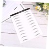 Mikinona 2 Sheets Artificial Eyebrow Patches Hair-like Simulation Eyebrows Waterproof